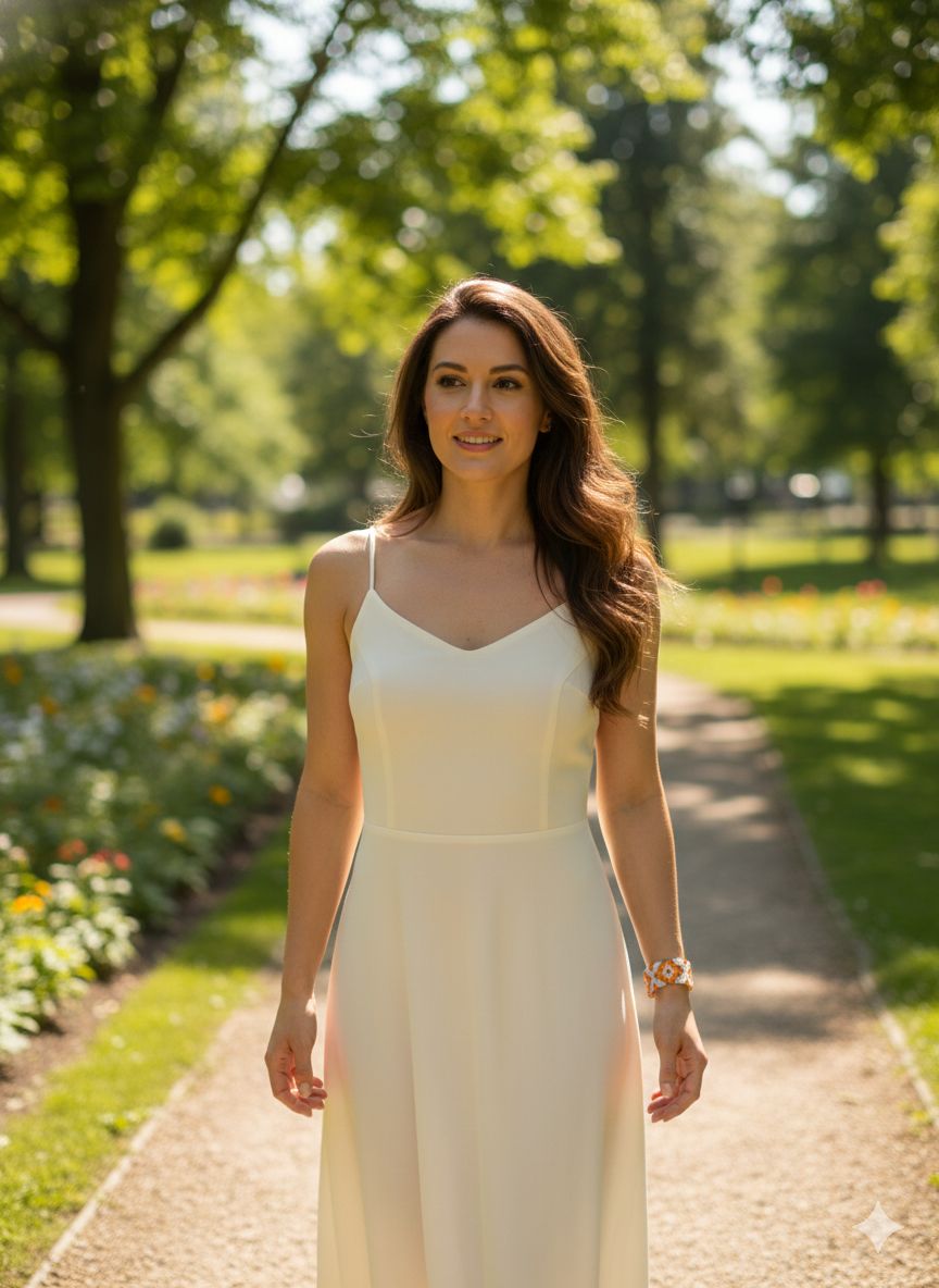 Handmade Miyuki Beaded Bracelet – White & Orange Geometric Cuff, Boho Seed Bead Jewelry, Wide Friendship Bracelet Gift for Her